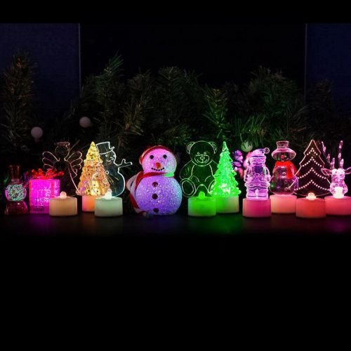 Фигура светодиодная "Санта Клаус" 1LED RGB 1.5Вт IP20 на подставке элементы питания 3хAG13(LR44) (в компл.) Neon-Night 501-040 фото 2