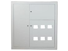Щит этажный ЩЭ 6кв. слаботочный отсек слева (1010х950х160) IP31 PROxima EKF mb10-v-6z