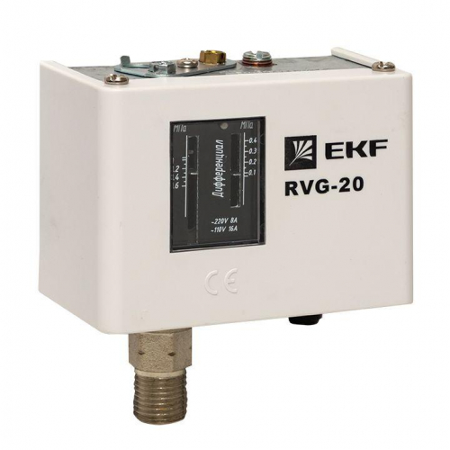 Реле избыточного давления RVG-20-0.6 (0.6МПа) EKF RVG-20-0.6 фото 4