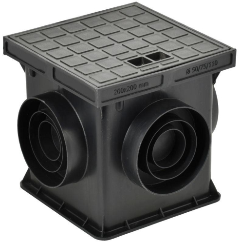 Колодец контрольный с крышкой пластик IEK ZKK10-60-200