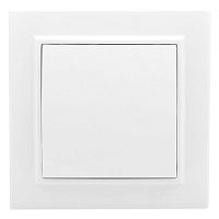Выключатель 1-кл. СП Минск 10А IP20 бел. Basic EKF ERV10-021-10