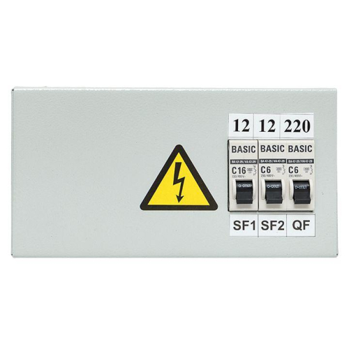 Ящик с понижающим трансформатором ЯТП 0.25 220/12В (3 авт. выкл.) Basic EKF yatp0.25-220/12v-3a фото 2