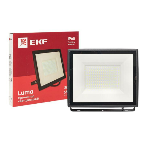 Прожектор светодиодный СДО-3008 200Вт 6500К IP65 Basic EKF FLL-3008-200-6500 фото 2