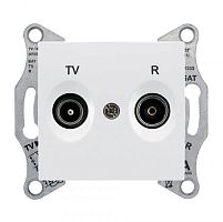 Розетка телевизионная оконечная TV/R 1-м СП Sedna 1дБ механизм бел. SchE SDN3301621