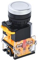 Кнопка D8-11T d22мм 1НО+1НЗ с фиксацией бел. IEK BBT30-11T-3-21-K01