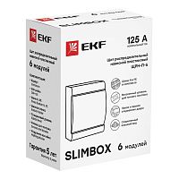 Щит ЩРН-П-6 "SlimBox" IP41 бел. дверца PROxima EKF sb-n-6w