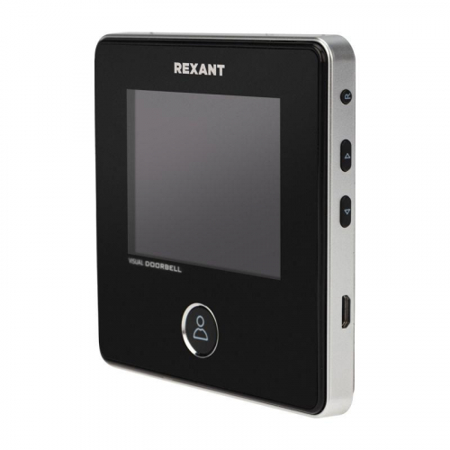 Видеоглазок дверной DV-113 с цветным LCD-дисплеем 2.8дюйм с функцией звонка и записи фото встр. аккум. Rexant 45-1113 фото 6